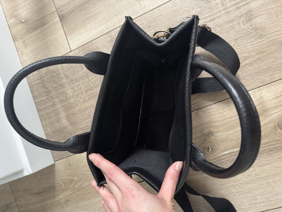 Torebka czarna The tote bag