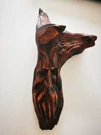 Rzeźba bieszczadzka z drewna