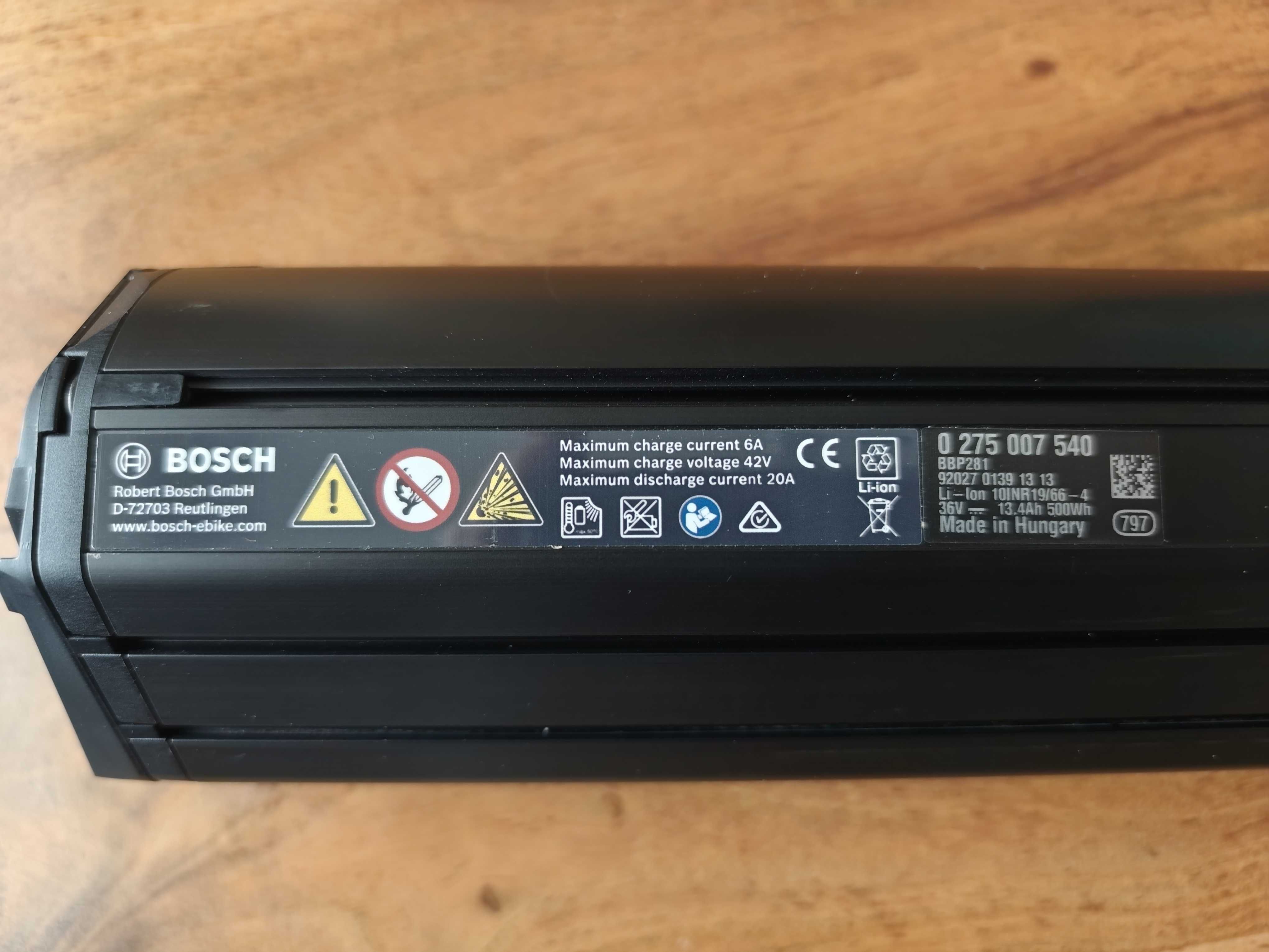 Bateria Bosch Power Tube 500Wh Pionowa 36V -40% ! NOWA