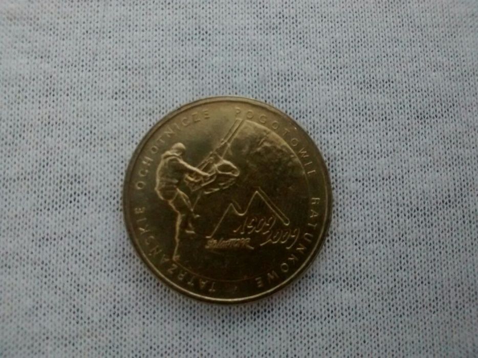 Монета Польши 2 złoty редкая юбилейная