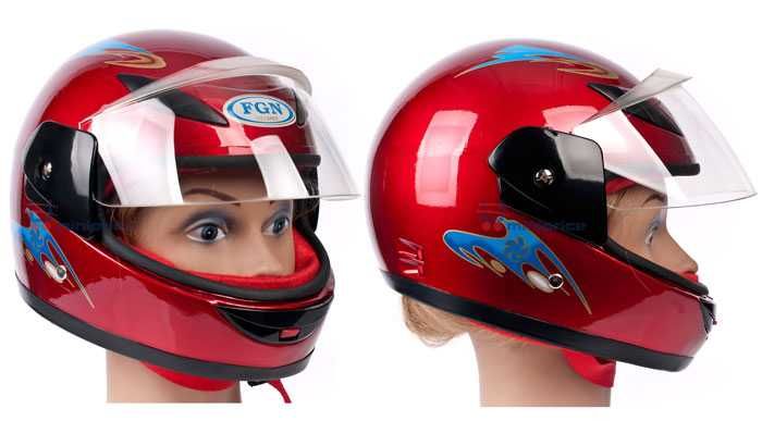 Kask dziecięcy na rower skuter motor rower czerwony czarny lub niebies