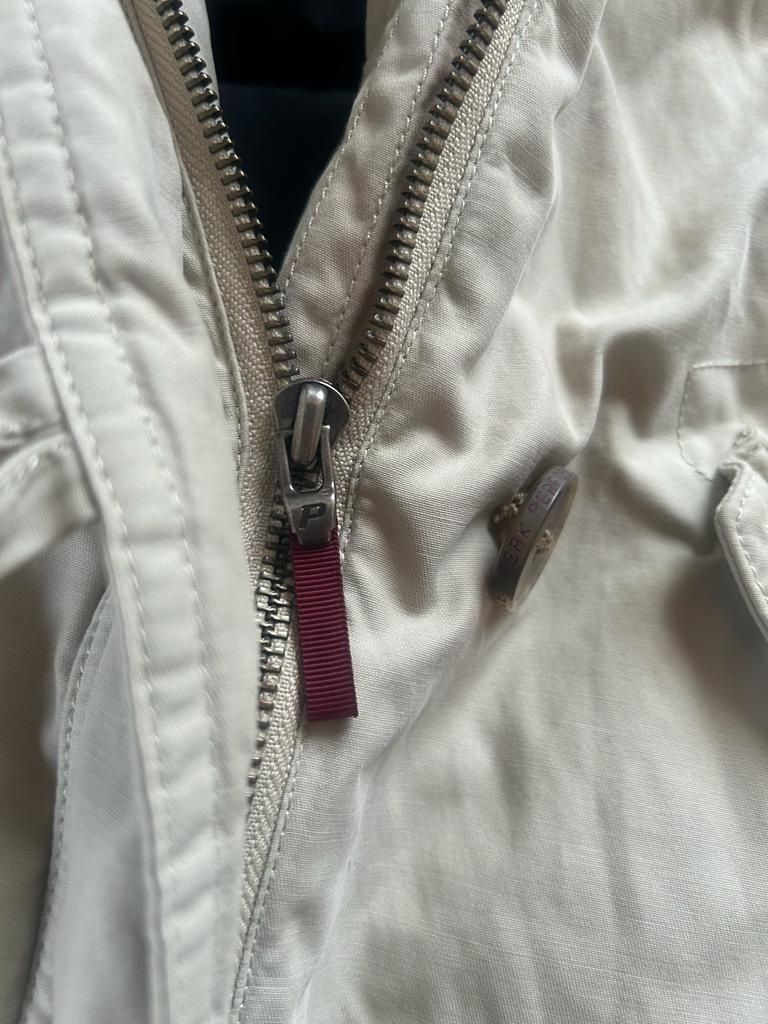 Beżowa puchowa kurtka peak performance y2k streetwear vintage oversize