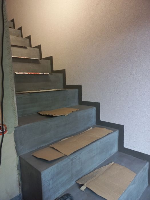 Schody z mikrocementu