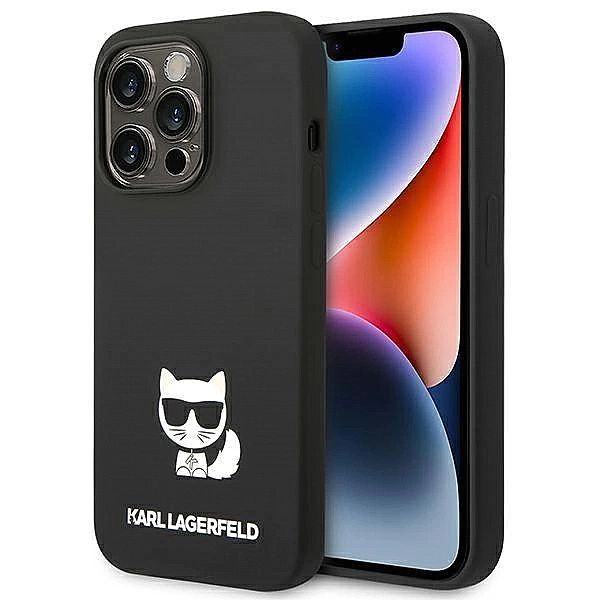 Etui Karl Lagerfeld Silicone Choupette Body na iPhone 14 Pro Max - cza