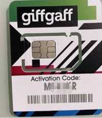 Angielska karta SIM giffgaff bez rejestracji