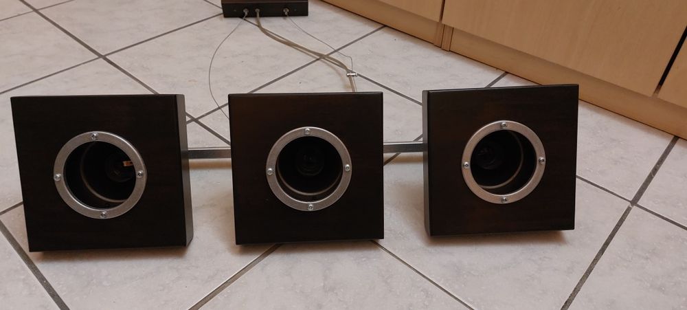 Metalowa lampa sufitowa