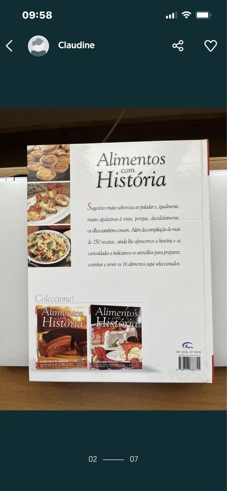 Livro : Alimentos com História