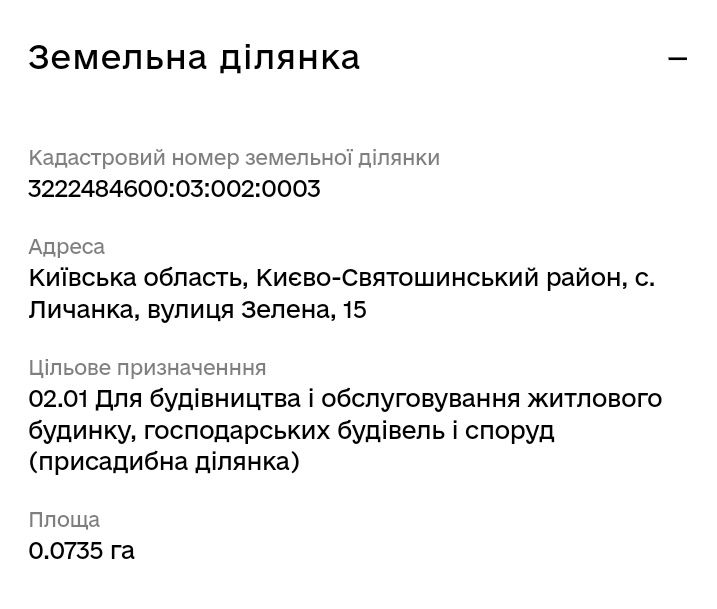 Земельна ділянка під забудову