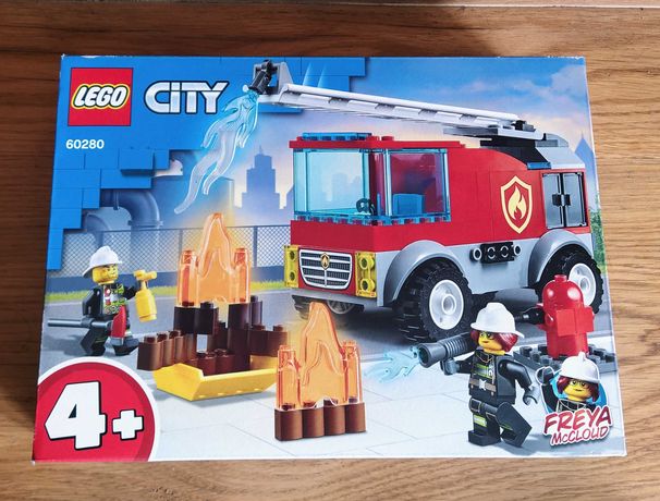 Lego City Wóz strażacki z drabiną 60280 - nowe