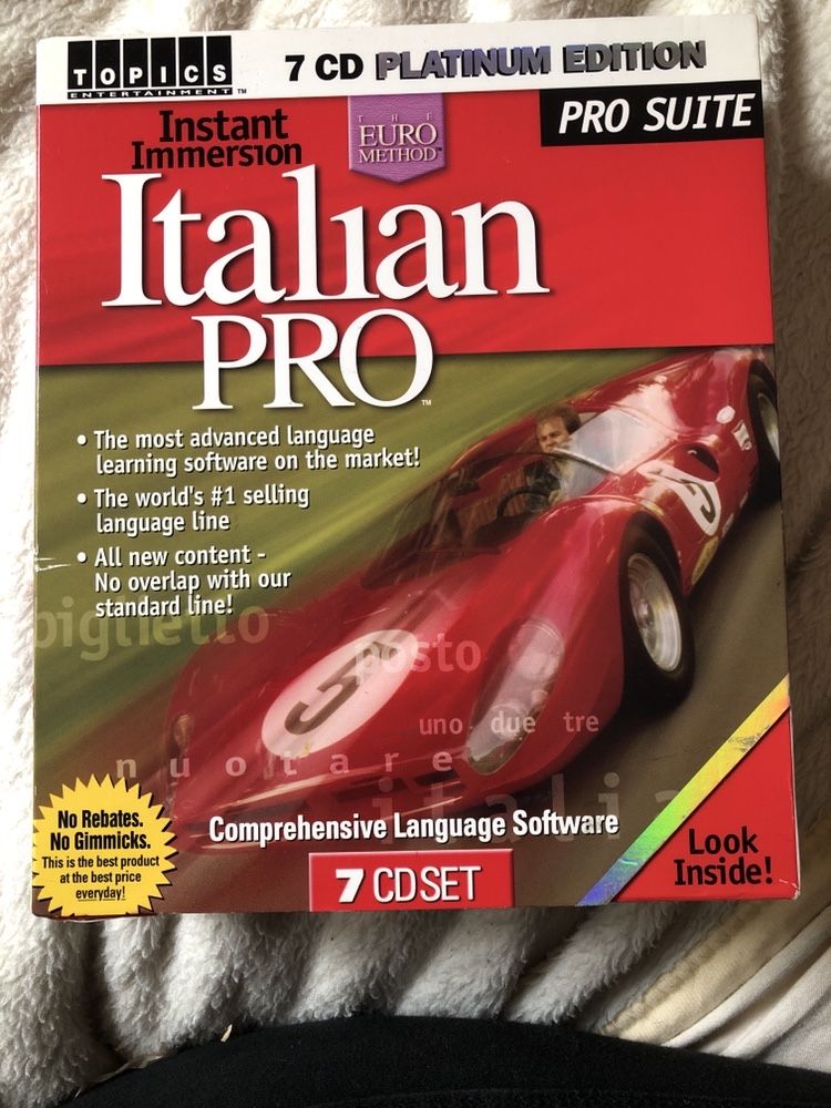 Płyty językowe język włoski