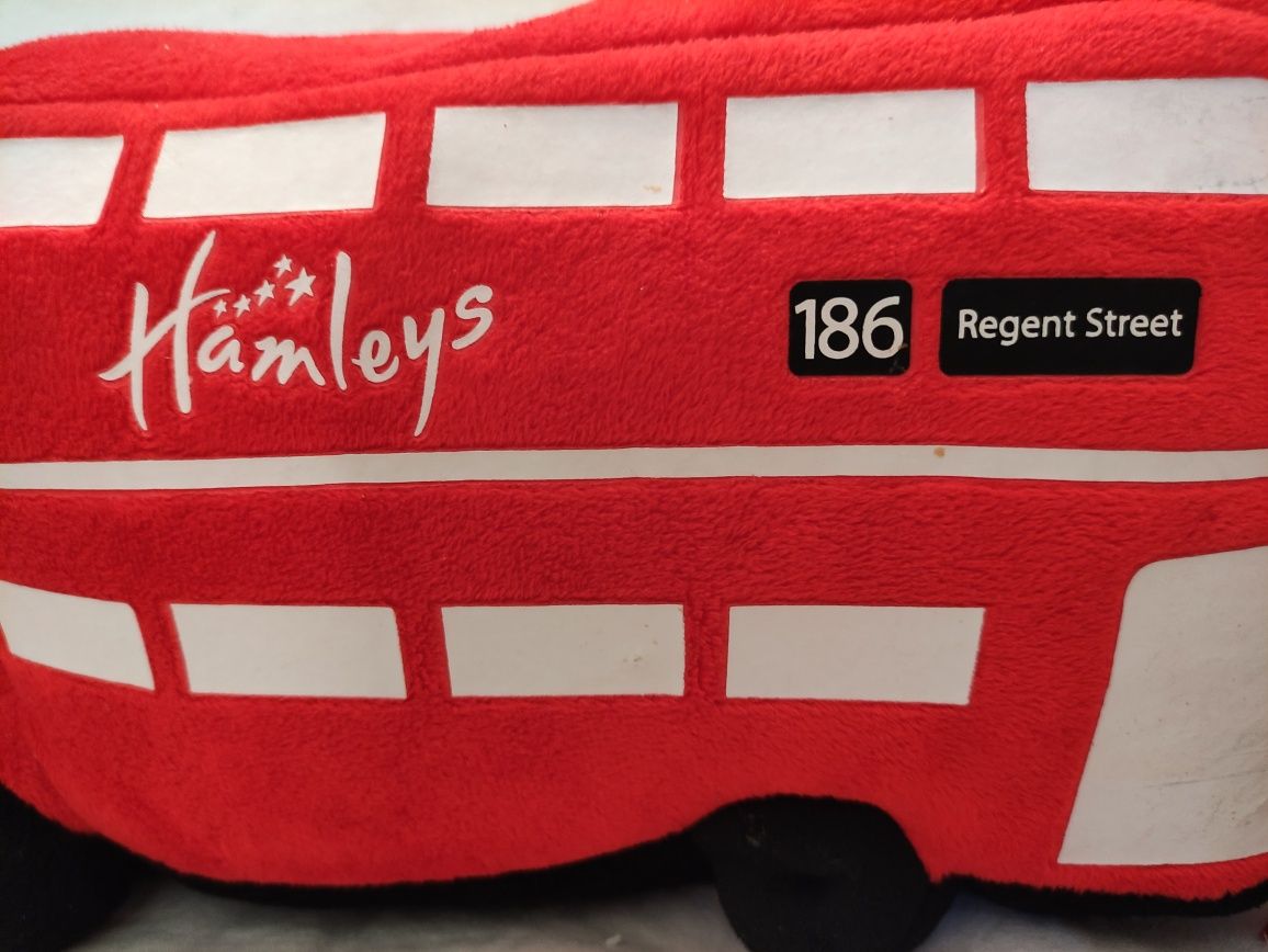 Brinquedo Novo autocarro de Londres peluche da Hamley's