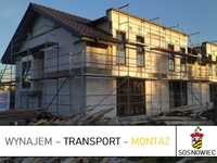 WYNAJEM Sosnowiec - Rusztowanie elewacyjne fasadowe | Transport Montaż