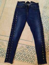 Spodnie jeans Elisabetta Franchi r 27 wloskie S M oryginalne j nowe