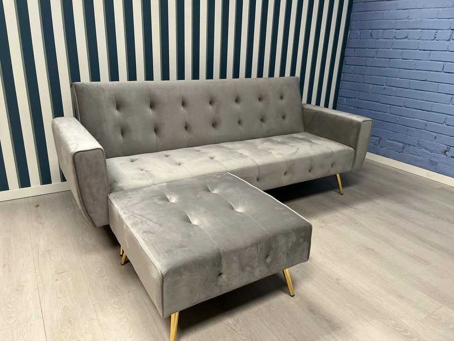 SALDOS    SOFÁ CAMA COM PUFF  envío gratis paga na entrega