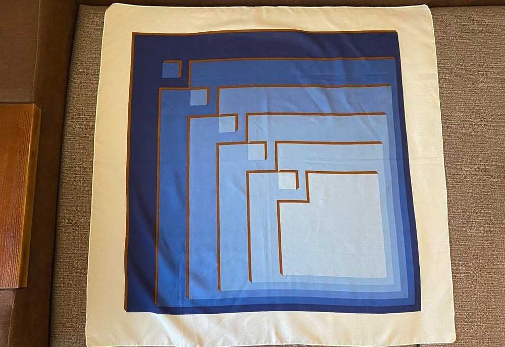 Разные платки, фиолетовый, желтый, синий, разноцветный набор платков