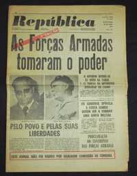 Jornal República 25 de Abril 1974 2ª edição