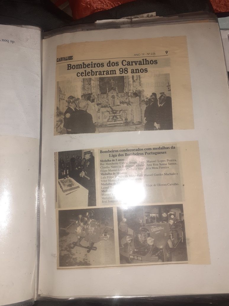 Coleção aos bombeiros dos carvalhos