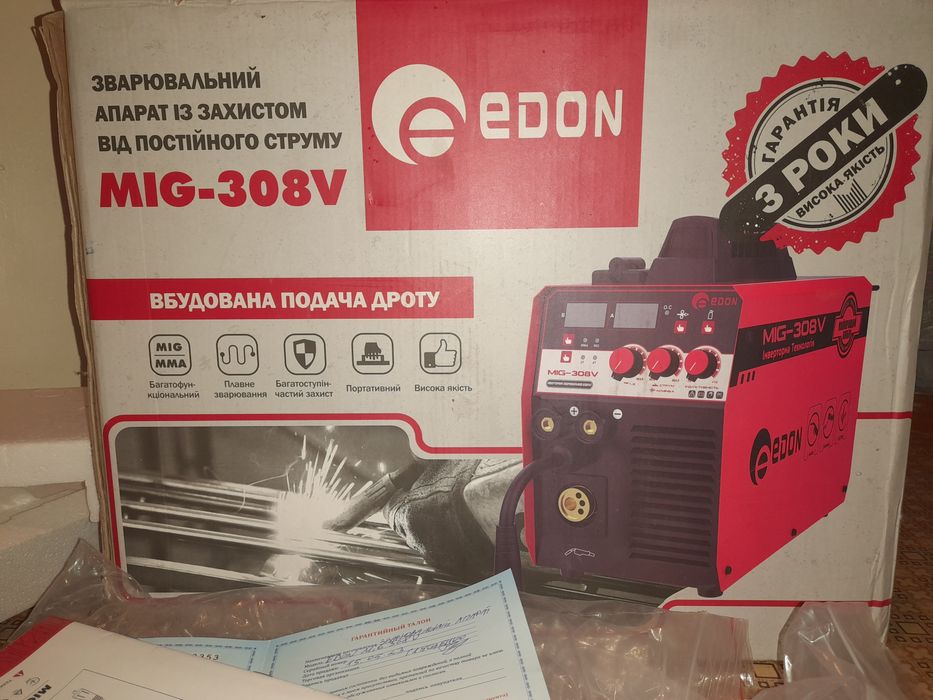 Зварювальний напівавтомат Edon MIG-308V