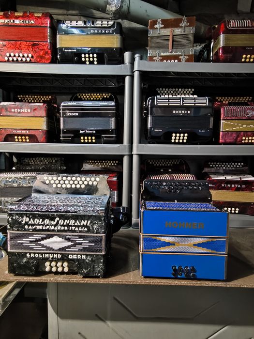Concertina hohner em lá Sustenido