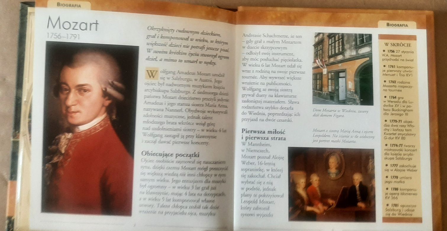 Mistrzowie muzyki klasycznej Mozart  CD