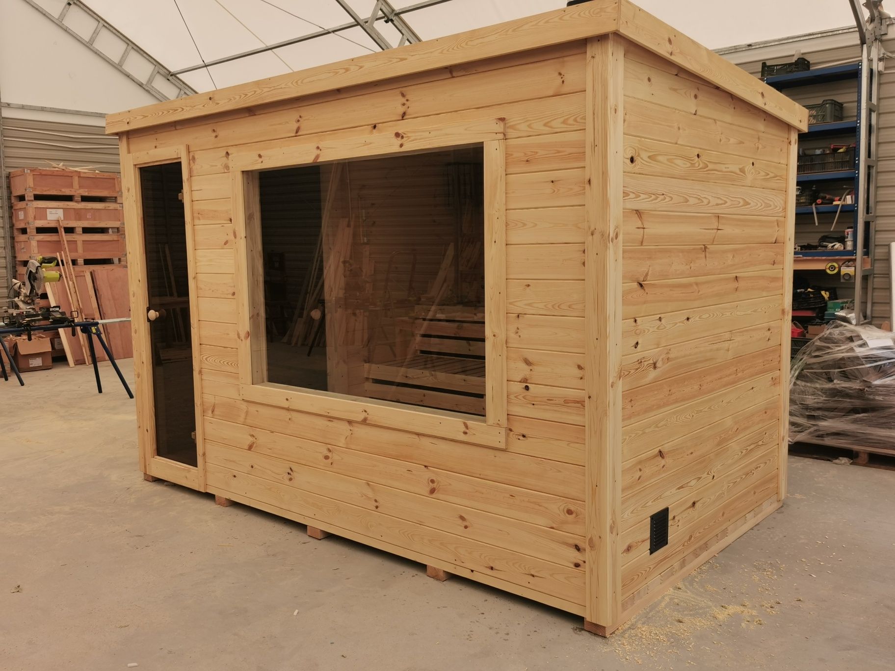 Sauna Ogrodowa Luna 3,5m x 2 m Ocieplona + Piec Raty Leasing