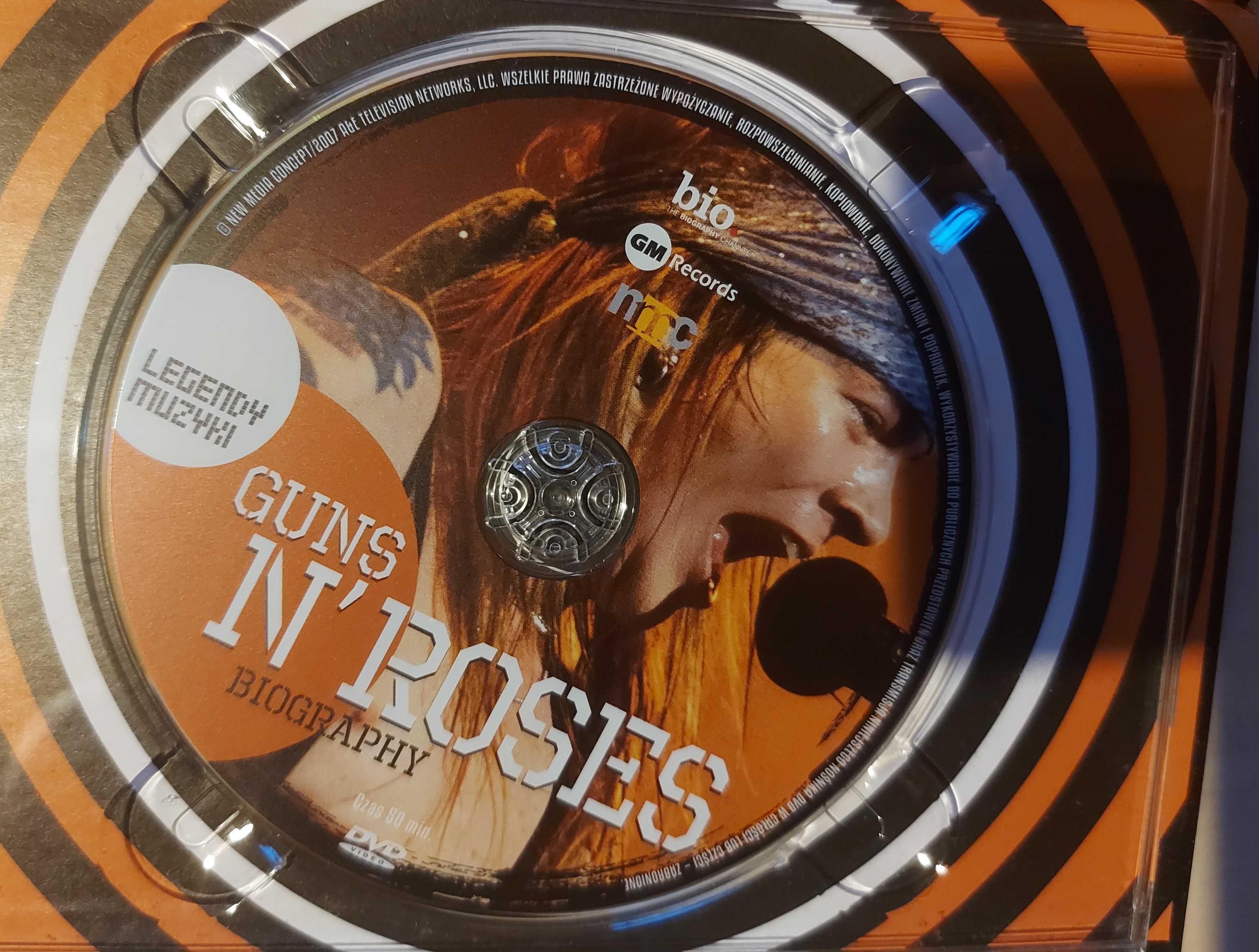 Biografia Guns'N'Roses na DVD stan idealny