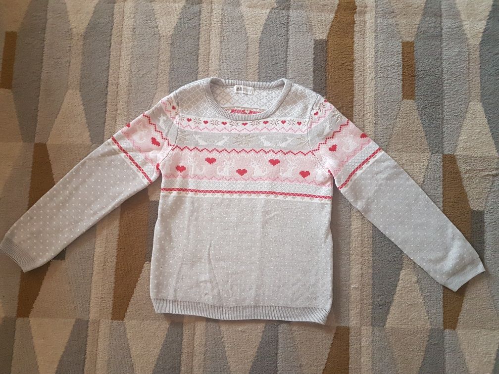 Sweter  Święta/ Christmas H&M 134/140