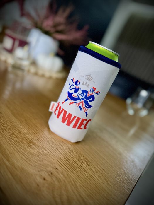 Pokrowiec etui na puszkę ŻYWIEC dwie sztuki