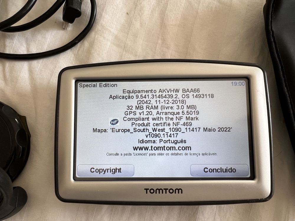 Gps tom tom xl - europa e marrocos