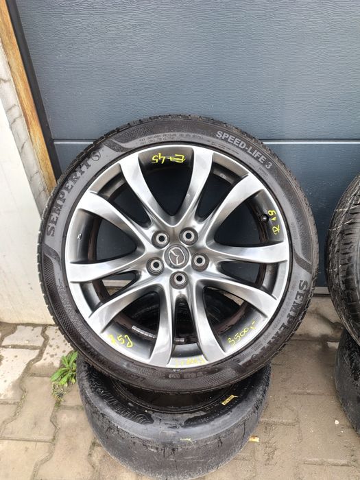Całe koła Mazda r19 225/45 opony semperit speed-life3