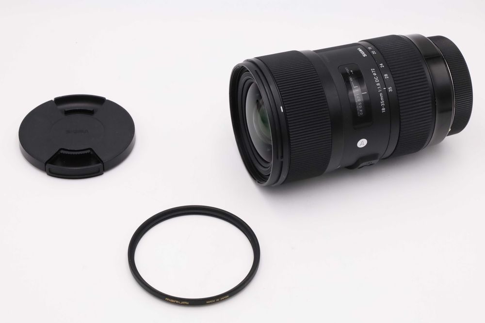 Sigma Art 18-35 mm F 1,8 DC HSM obiektyw do Canon + filtr UV Marumi