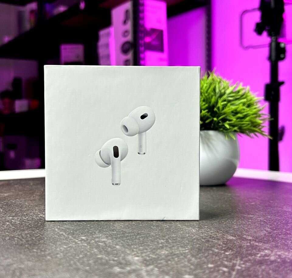 Бездротові Навушники Apple Airpods Pro 2 з Шумопоглинанням + Чехол