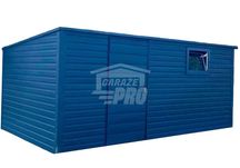 SCHOWEK - DOMEK OGRODOWY 4,5m x 3m drzwi okno antracyt 4,5x3 GP215