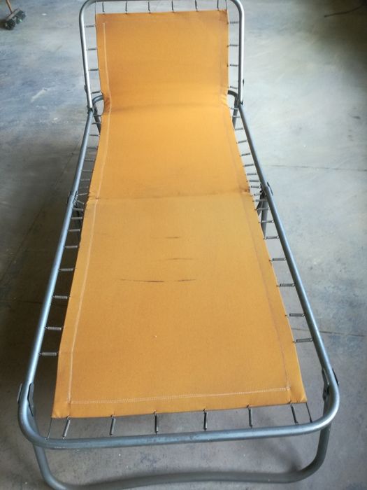 Leżak ogrodowy aluminiowy