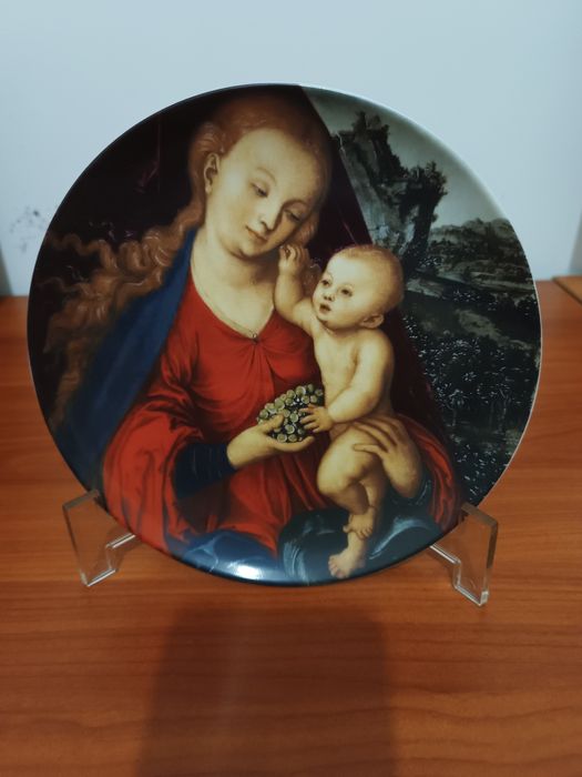 Pratos de Natal Vista Alegre 1984 a 1991