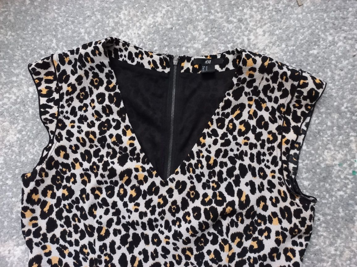 Сукня H&M, принт леопард, 44-46