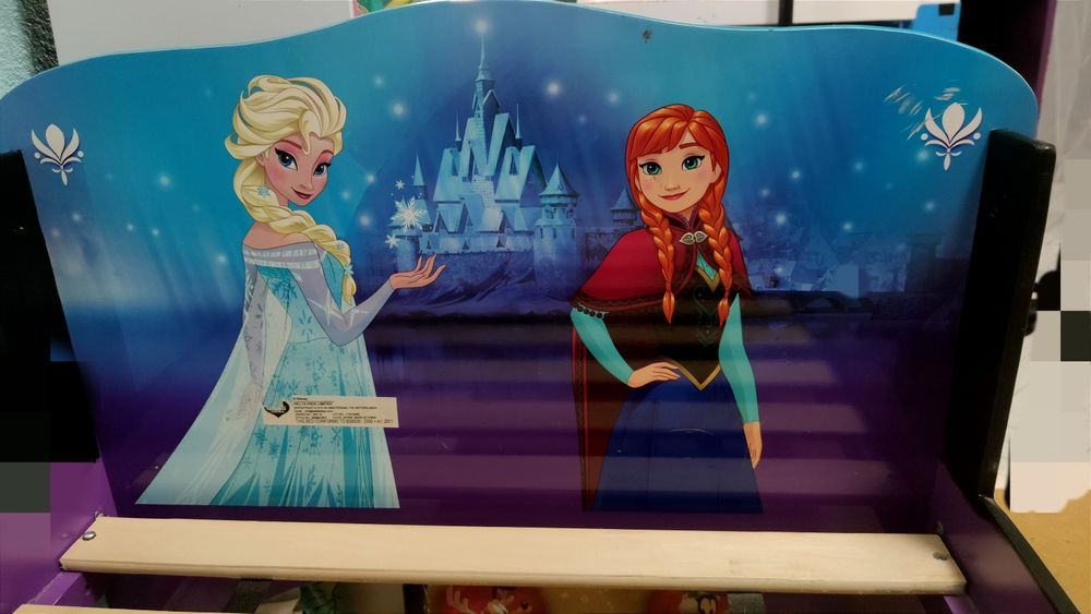 Łóżko dziecięce "Kraina Lodu" ( "Frozen" ) Elza i Anna  140x70