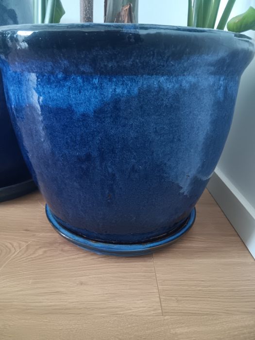 Vasos ceramica azuis