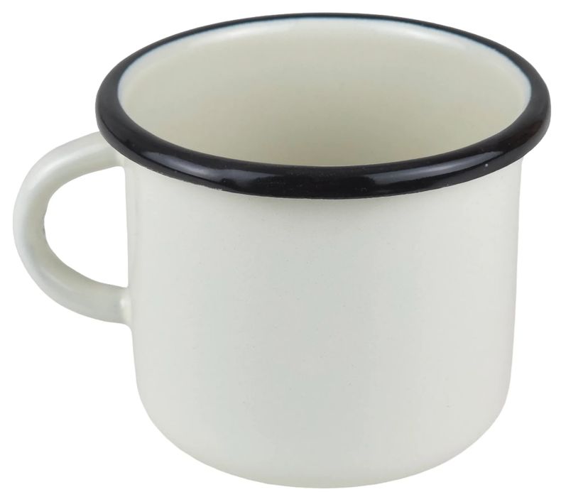 Kubek Emaliowany Do Mleka Kawy Herbaty Garnuszek - 0,5 L - Mleczny