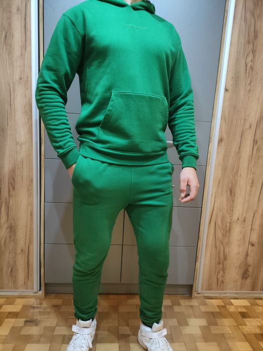 Air Jordan Wordmark Hoodie&Sweatpants 'Pine Green'