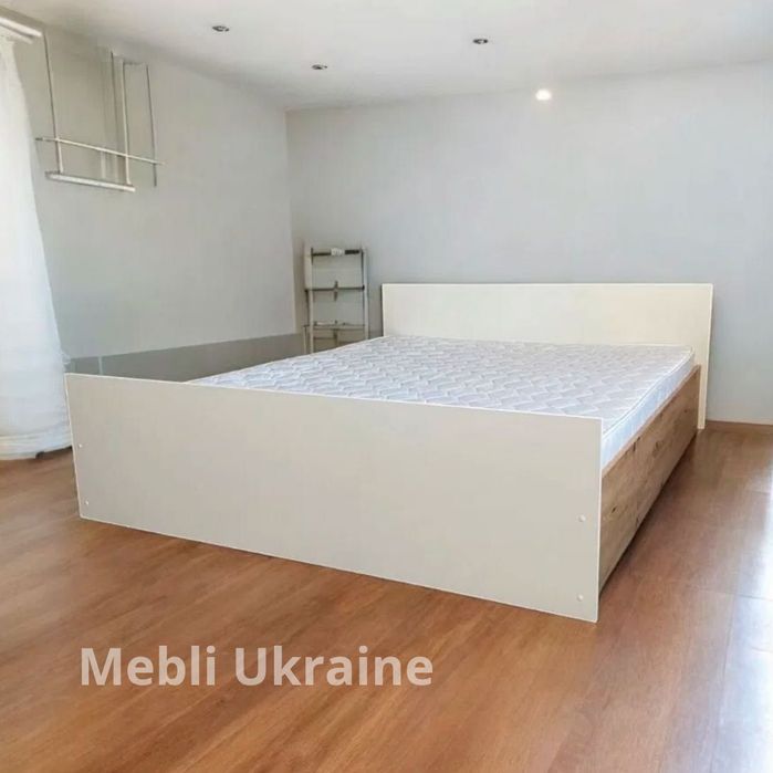 ЛІЖКО двоспальне + МАТРАС каркасний в наявності зі складу в Дніпрі!