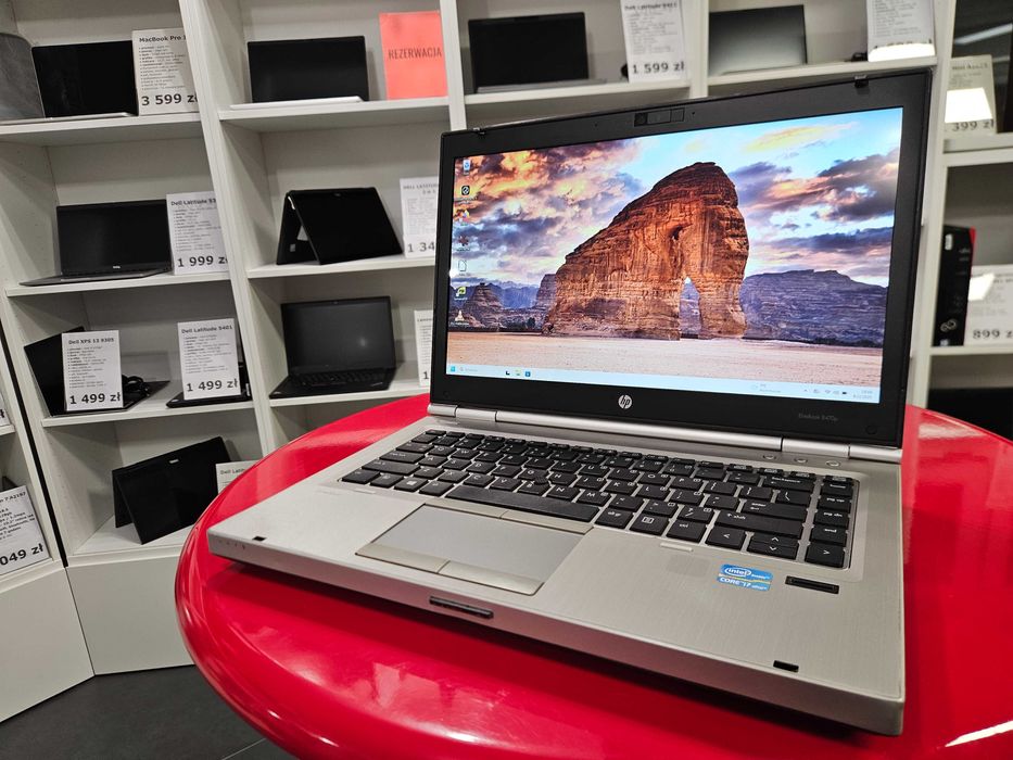 HP EliteBook 8470P 14" i7-3520m 8GB 256GB SSD Win11 FV23% Gwarancja