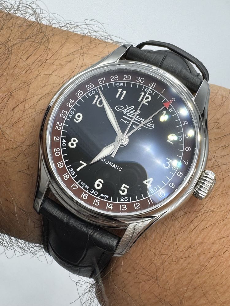 Atlantic Worldmaster Pointer Date Automatic - Swiss Made - 40 mm