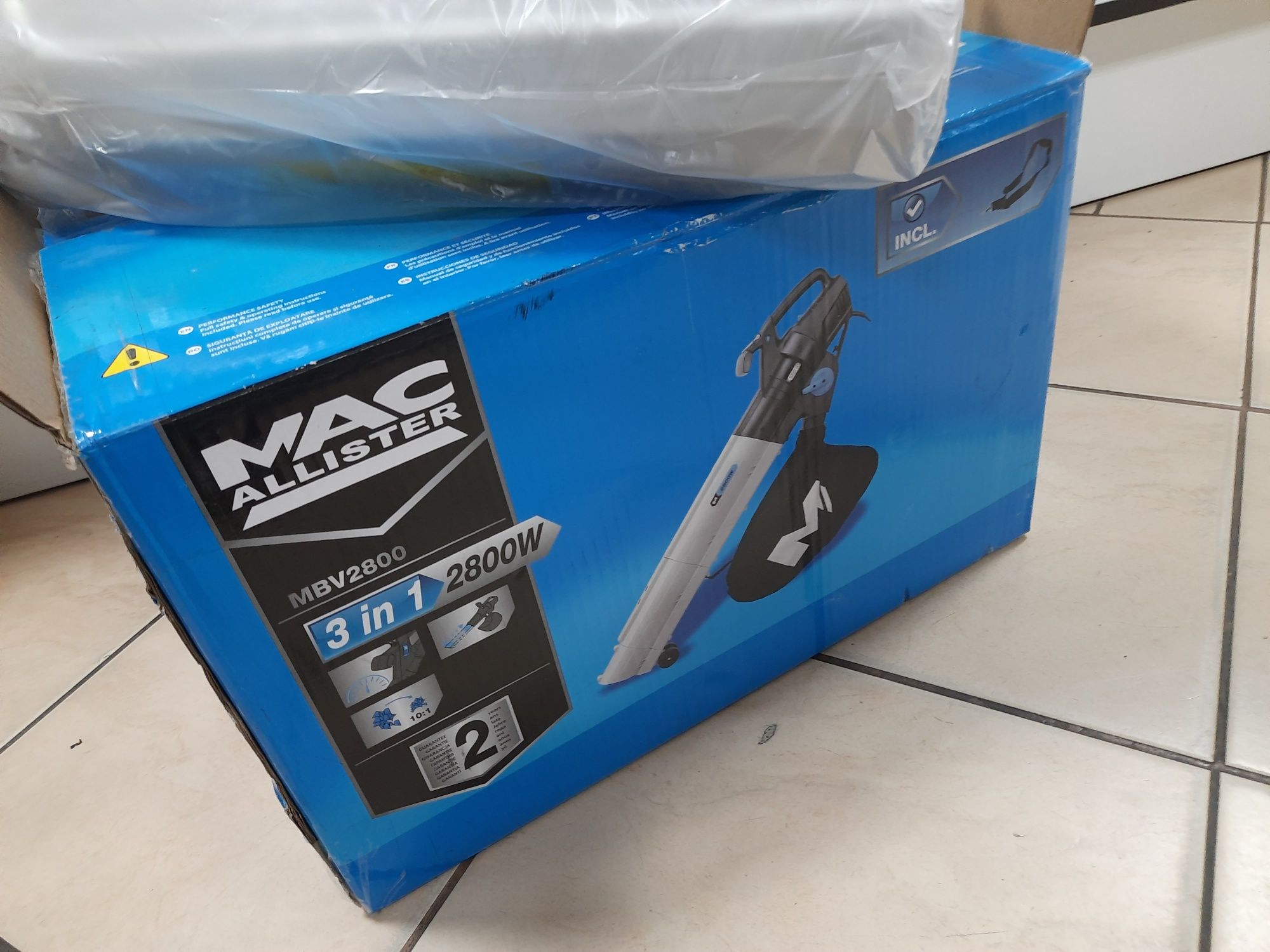 Odkurzacz ogrodowy MAC 2800W NOWY