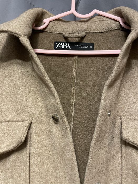 короткое пальто zara