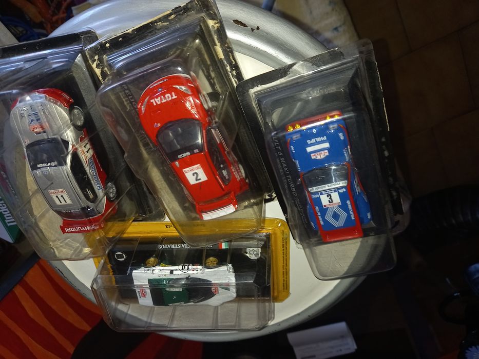 Pack de 4 miniaturas de Rally, 1/43