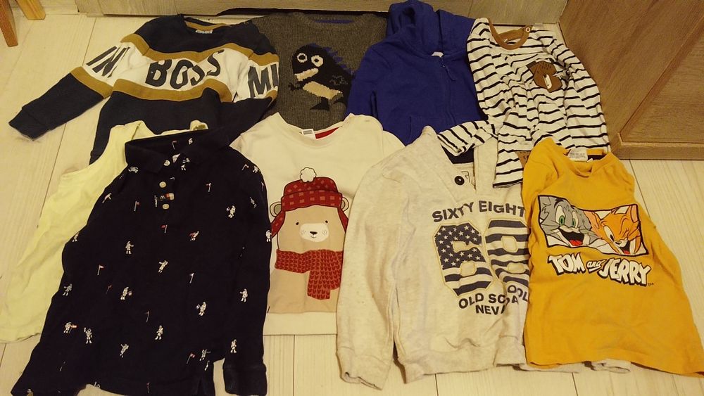 Duża paczka ubranek chłopięcych 98 60 sztuk 
60 sztuk
