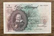 Nota 5 escudos 1921