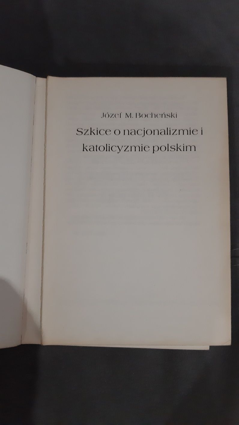 Szkice, Józef M. Bocheński
