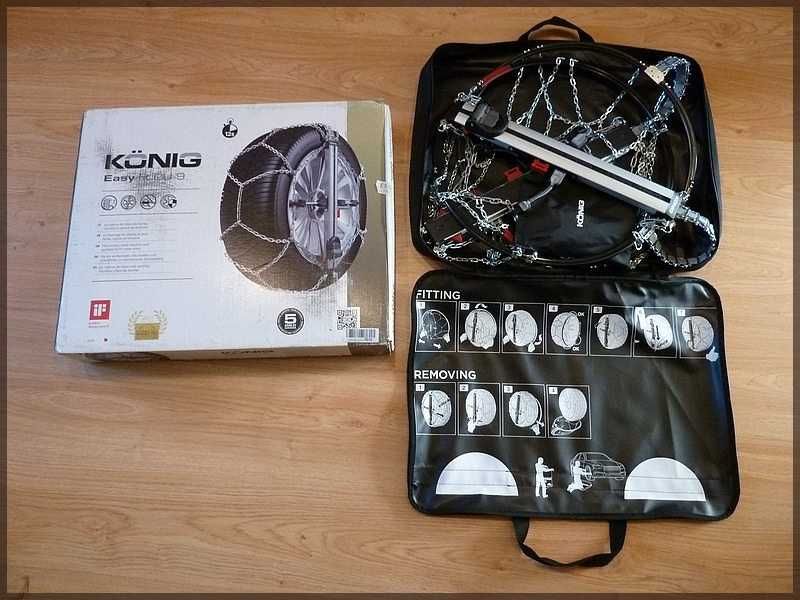 Łańcuchy na koła THULE - KÖNIG Easy-Fit CU-9. Nowe.